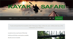 Desktop Screenshot of kayaksafari.ca